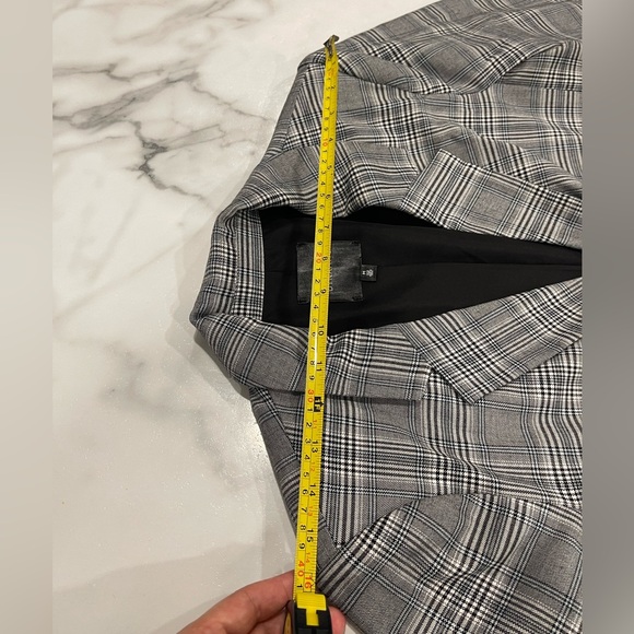 Dynamite double button blazer plaid pattern - Picture 8 of 12